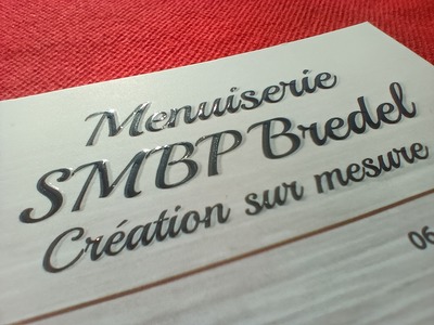 Vernis sélectif sur cartes