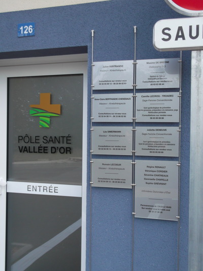 Plaques gravées