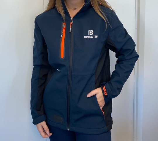 Broderie sur softshell